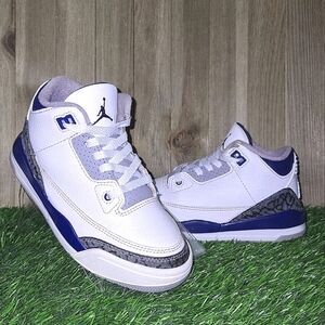 AIR JORDAN 3 RETRO PS "MIDNIGHT NAVY" 2024 (Kid's Size 12C)